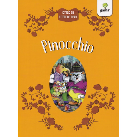 Pinocchio. Citesc cu litere de tipar