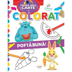 Poftă bună! Prima mea carte de colorat