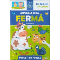 Povești cu puzzle. Animalele de la fermă