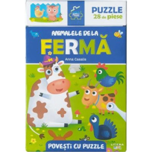 Povești cu puzzle. Animalele de la fermă