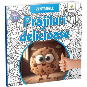 Prăjituri delicioase. Carte de colorat