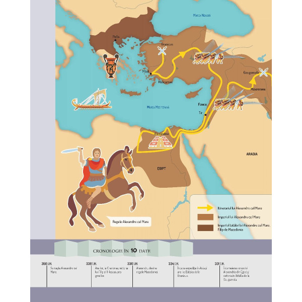 10 mari imperii. 10 hărți pentru a înțelege tot de la Alexandru cel Mare la Regina Victoria