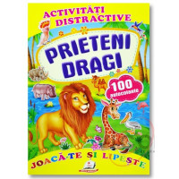 Prieteni dragi + 100 autocolante – Joacă-te și lipește 