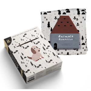 Prima mea carte textilă cu foșnete. Animale domestice