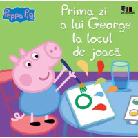 Prima zi a lui George la locul de joacă