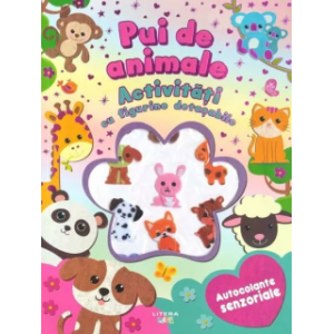 Pui de animale. Activități cu figurine detașabile