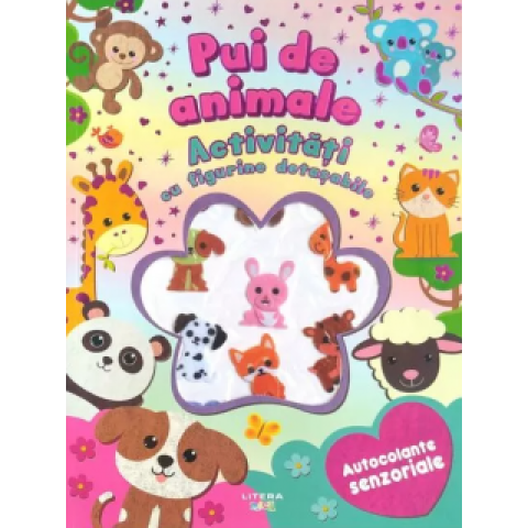 Pui de animale. Activități cu figurine detașabile