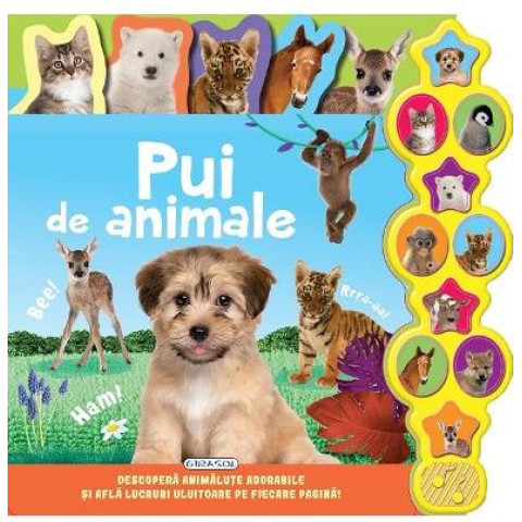 Pui de animale. Carte cu sunete