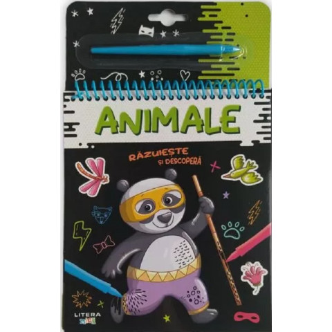 Răzuiește și descoperă. Animale