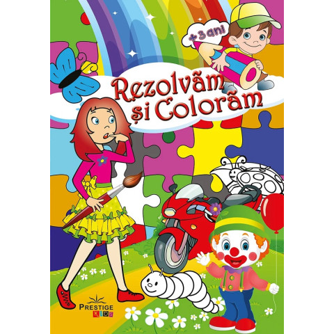 Rezolvăm și colorăm 3 ani+