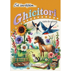 Să învățăm ghicitori. Carte de colorat