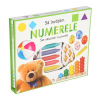 Să învățăm numerele. Set educativ cu puzzle