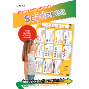 Scăderea 0/10. Planșe educaționale