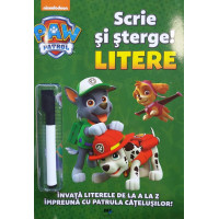 Paw Patrol - Scrie și șterge LITERE