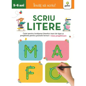 Scriu litere 5-6 ani. Învăț să scriu!