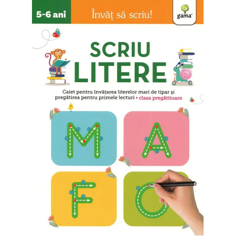 Scriu litere 5-6 ani. Învăț să scriu!