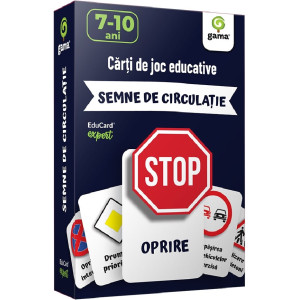 Semne de circulație. Cărți de joc educative