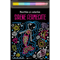 Sirene fermecate. Recităm și colorăm