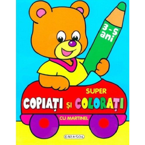 Super copiați și colorați cu Martinel