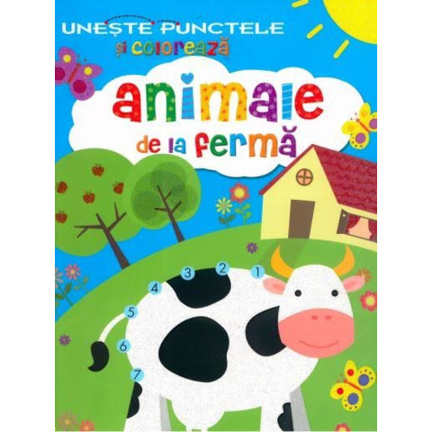 Unește punctele - Animale de la fermă