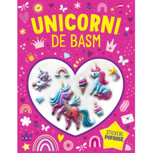 Unicorni de basm. Stickere pufoase