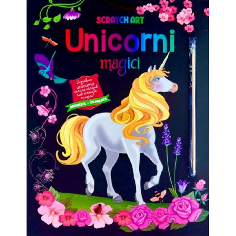 Unicorni magici. Scratch Art