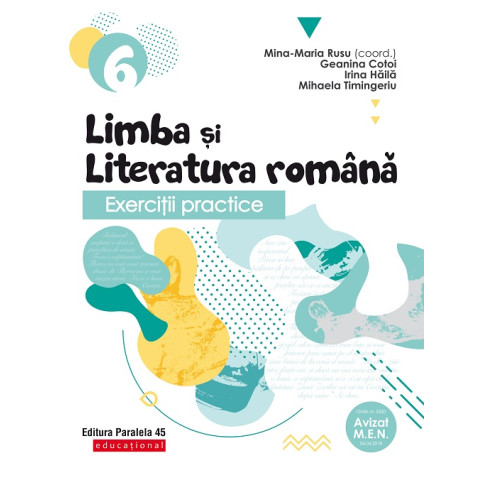 Exerciţii practice de limba şi literatura română. Caiet de lucru. Clasa a VI-a