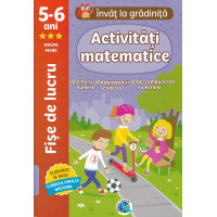 Activități matematice 5-6 ani. Fișe de lucru. Învăț la gradiniță