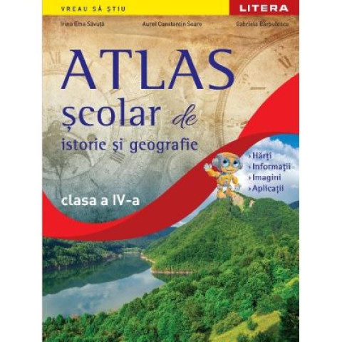Atlas Școlar de Istorie și Geografie. Clasa a 4-a