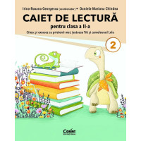 Caiet de lectură. Citesc și exersez cu prietenii mei, țestoasa Titi și cameleonul Lola - Clasa 2