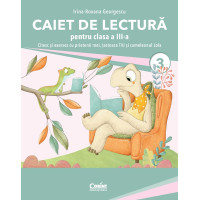 Caiet de lectură. Citesc și exersez cu prietenii mei, țestoasa Titi și cameleonul Lola - Clasa 3
