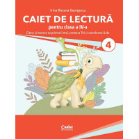 Caiet de lectură. Citesc și exersez cu prietenii mei, țestoasa Titi și cameleonul Lola - Clasa 4