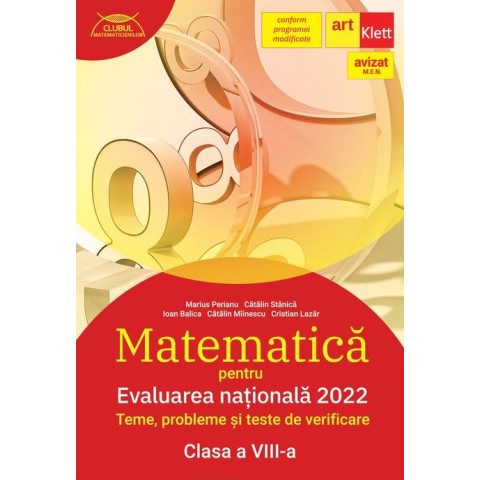Evaluarea națională 2022 Matematică. Clasa a VIII-a