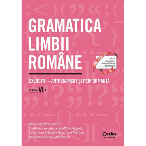 Gramatica limbii române - Clasa 6