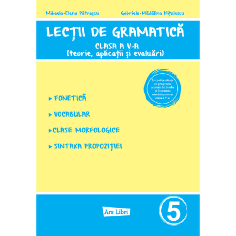 Lecții de gramatică - Clasa 5