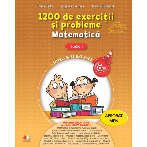 1200 de exerciţii şi probleme. Matematică. Clasa I