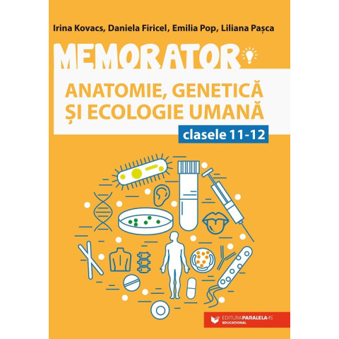 Memorator de anatomie, genetică și ecologie umană pentru clasele XI-XII