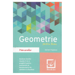 Memorator de geometrie pentru liceu