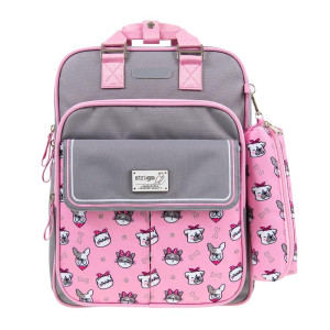 Ghiozdan Schoolbag Cube, roz