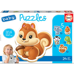 Puzzle Educa Baby, 24 luni, Animals