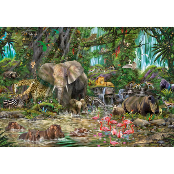 Puzzle African Jungle Educa 2000 de piese