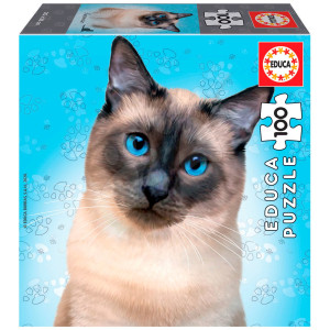 Puzzle Mini Box Siamese Educa 100 piese