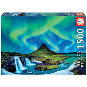 Puzzle Aurora Boreal Islandia Educa 1500 piese