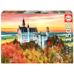 Puzzle Autumn in Neuschwanstein Educa 1500 piese