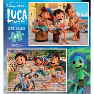 Puzzle Luca Disney Educa 2x48 piese de la 5 ani