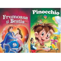 2 Povești: Frumoasa și Bestia și Pinocchio