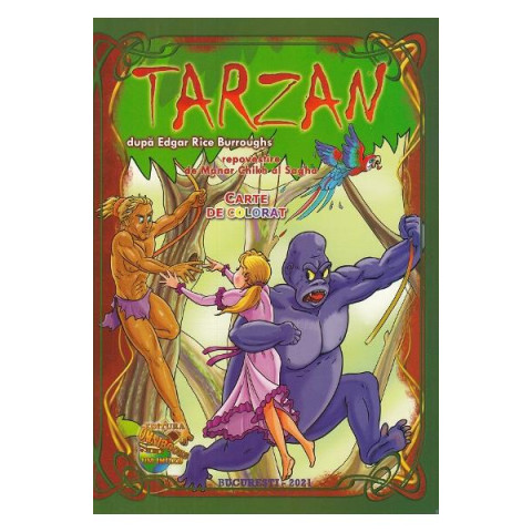 Tarzan. Carte de colorat