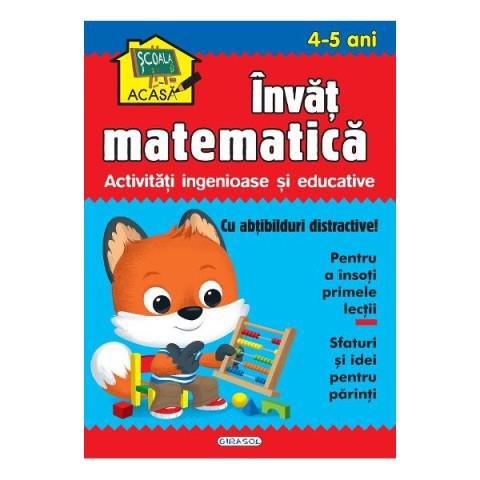 Școala acasă. Învăț matematică 4-5 ani