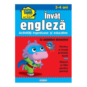 Școala acasă. Învăț engleză 3-4 ani