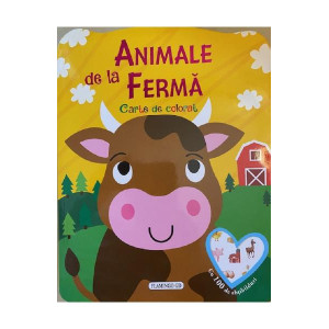 Animale de la fermă. Carte de colorat